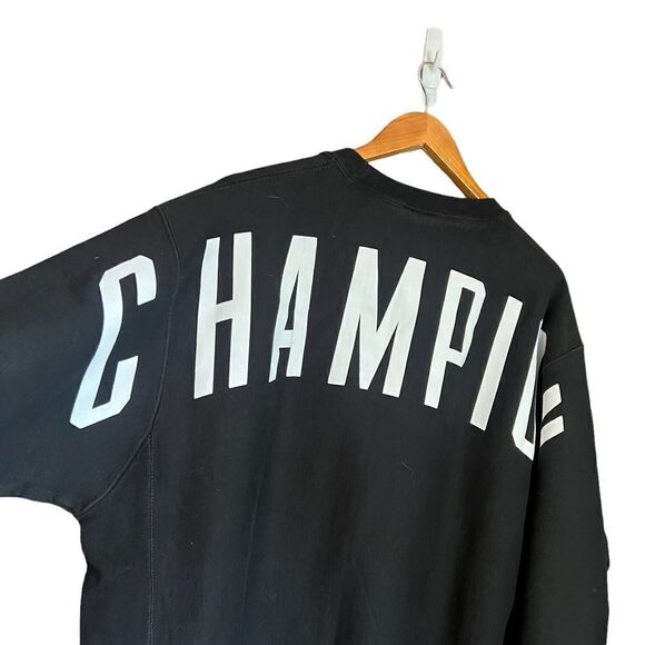 Champion‎ black reverse weave crew neck sweater - Picture 8 of 10